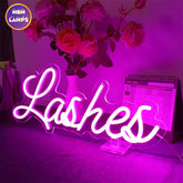 Lashes Neon Sign